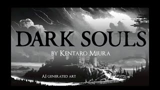 Dark Souls as a manga by  Kentaro Miura  | Undead Asylum | AI art