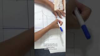 COMO FAZER SHORT (modelagem) l Complemente o Colete e Monte o Look #modelagem  #modelodoPinterest