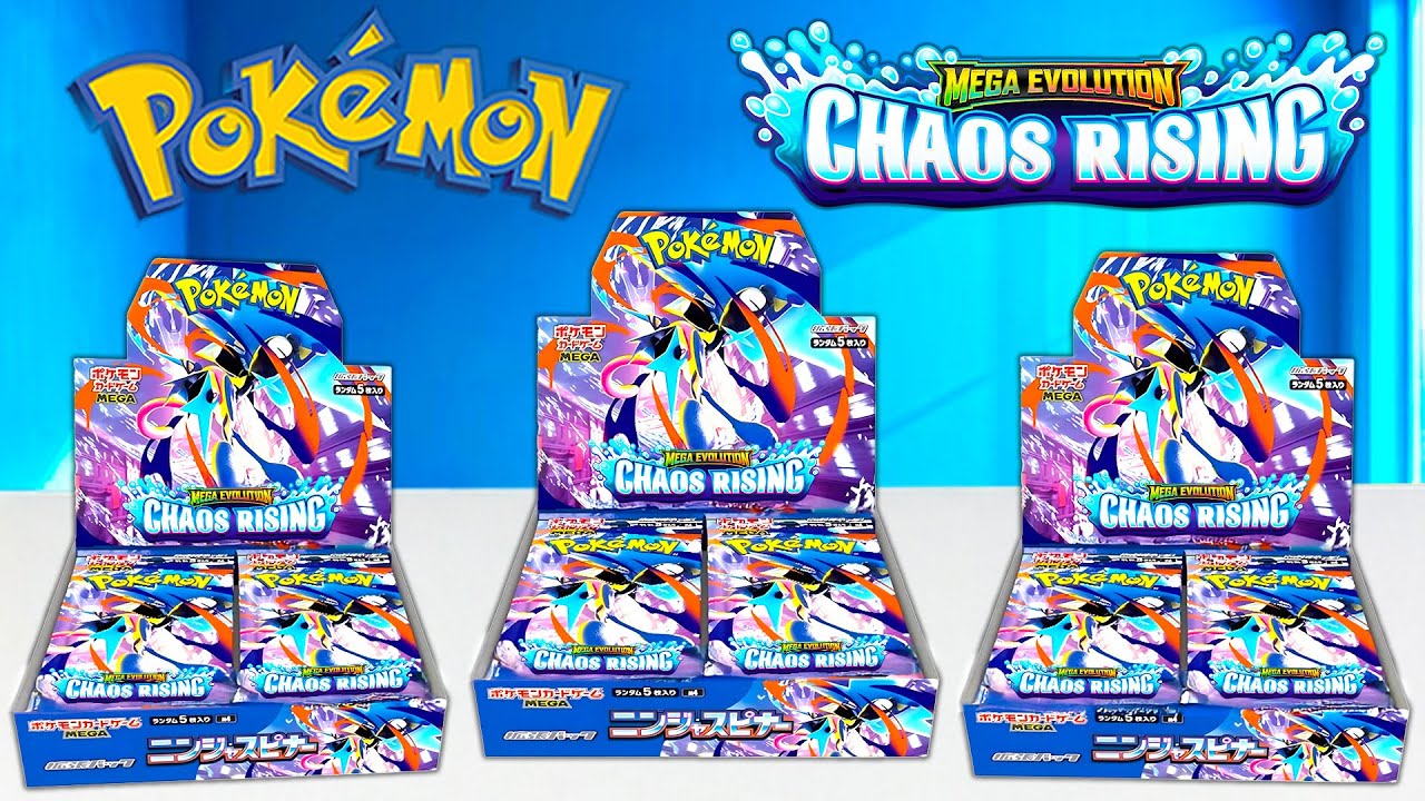 Opening MEGA "CHAOS RISING" Booster Boxes (Worth it?) Opening MEGA "CHAOS RISING" Booster Boxes (Worth it?)
