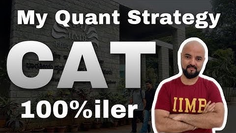 My Quant Strategy | CAT 100%iler!
