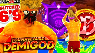 MY 6'9 POINT GUARD BUILD WILL BREAK NBA 2K23 - OFFICIAL BEST DEMIGOD BUILD OF NBA 2K23