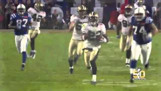Saints vs  Colts   Super Bowl XLIV Highlights   50 Years Of Glory   NFL