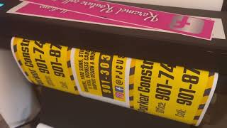 How To Make Car Magnets Door Clings With Hp Designjet T630 Wide Format Printing. Diy