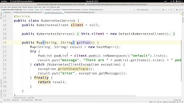 Accessing Kubernetes API from within a Pod using Fabric8 Kubernetes Java Client