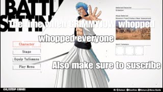 The Time When Grimjow Whopped Everyone In Bleach Rebirth Of Souls