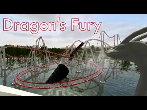 NoLimits2 - Dragon's Fury launch coaster
