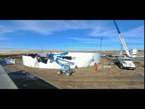 Black Diamond Energy Services - Frac Pond install.mpg - video from Black Diamond Group