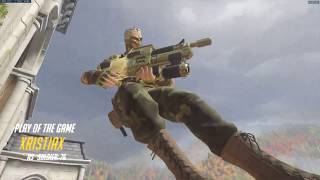 Overwatch Deathmatch - Soldier: 76 Gameplay | Golden Weapon Commando: 76