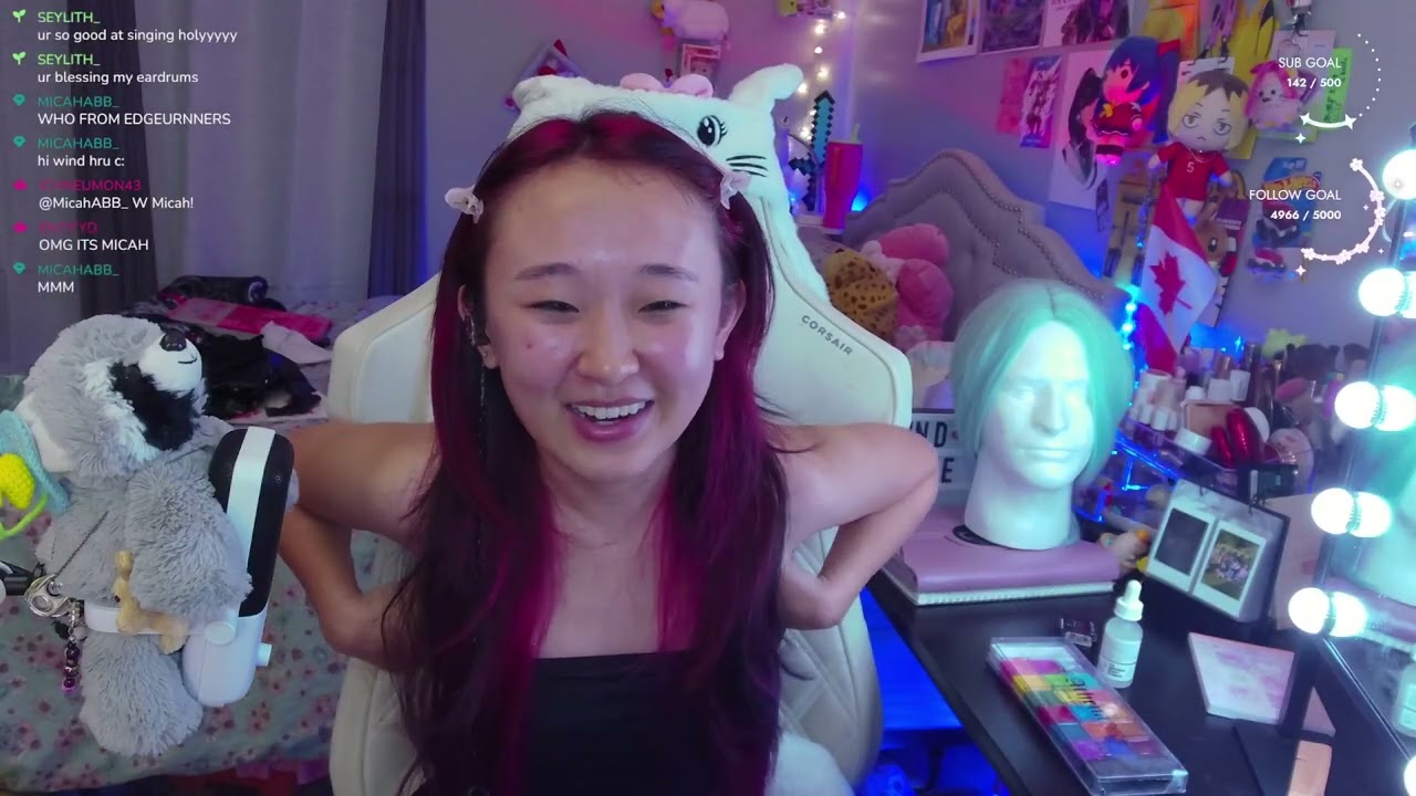 ⋆ CYBERPUNK COSPLAY GRWM + SONG RECC SAT ⋆ !vote !corsair !discord !clip !gfuel !pp !merch !BEAN
