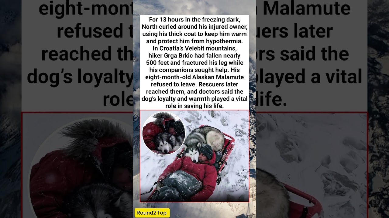 Loyal Dog Saves Owner’s Life in Freezing Mountains