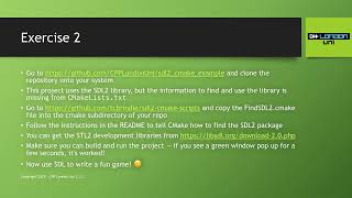 Module: Core Developer Skills Week 5 - CMake Part 2