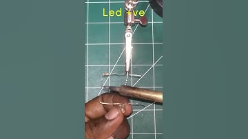 Touch Sensor Using BC 547 School Project #schoolproject #shortvideo #shorts #science  #experiment