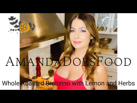 Whole Roasted Branzino with Lemon and Herbs