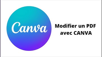 Modifier un PDF avec CANVA