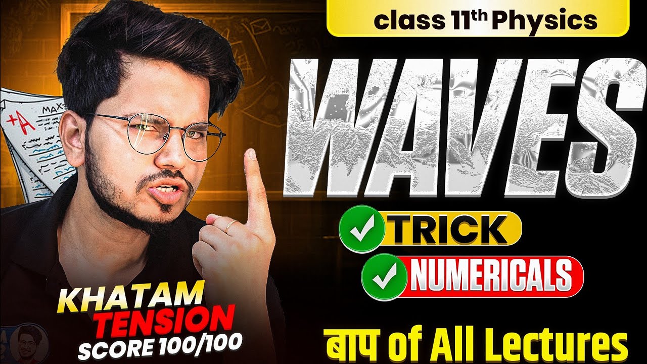  Waves Most Important Numericals class 11th physics | Important Questions wave 