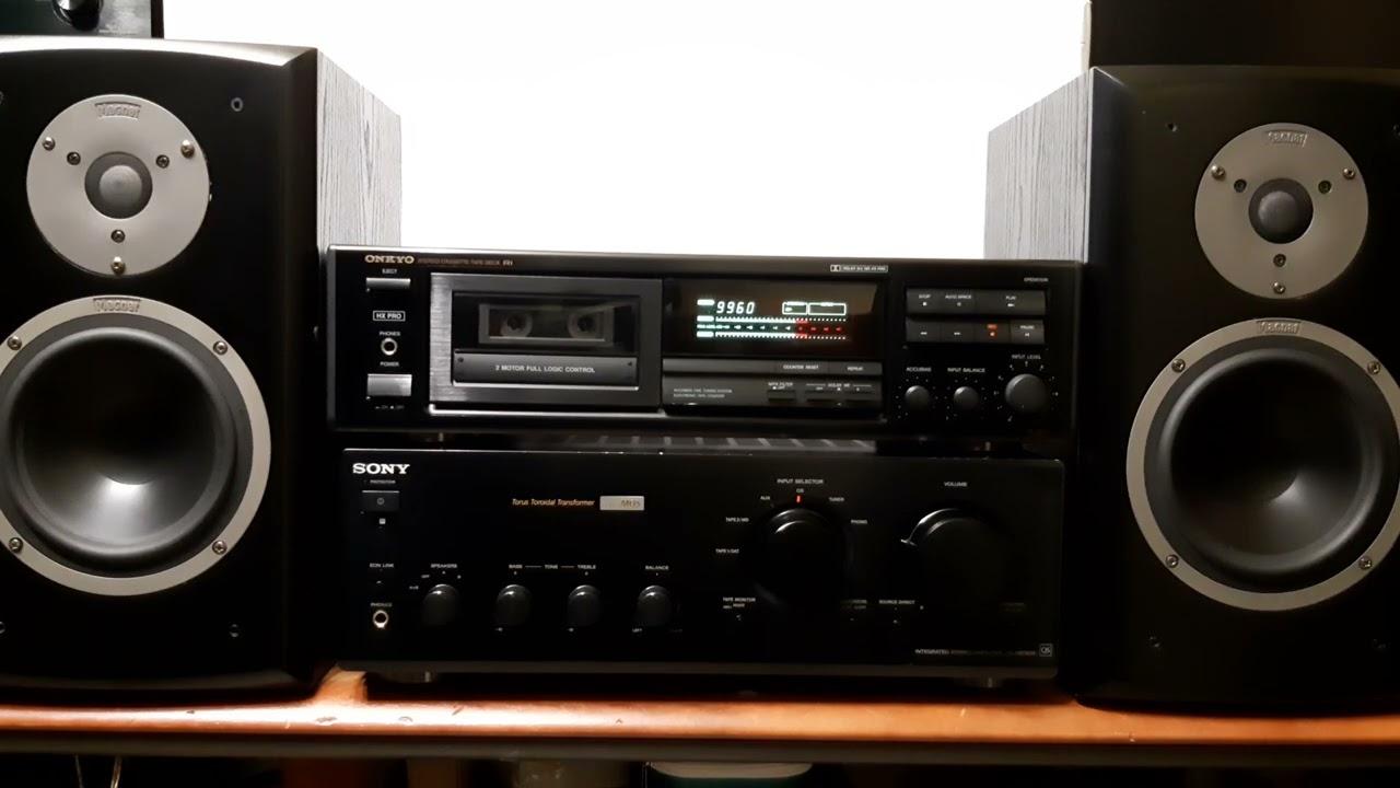 Sony TA FB730R Onkyo TA 2820 Magnat VECTOR 22 part 1