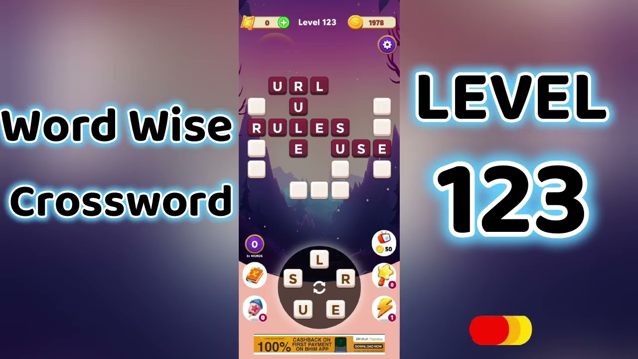Word Wise Crossword Level 123 🧩 | Smart Crossword Puzzle Walkthrough | Go Answer