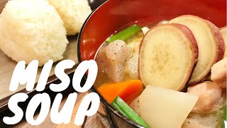 Miso Soup/Chicken & Vegetables/High Protein Meal