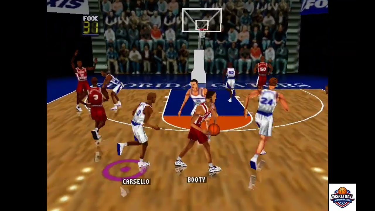 South Carolina Gamecocks vs. Florida Gators - Fox Sports College Hoops '99 (N64)