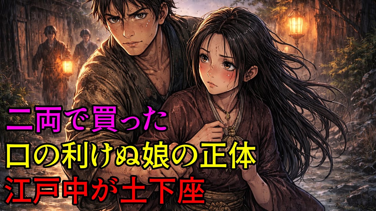 【衝撃】バカにされた行商人がたった二両で引き取った「口の利けぬ娘」。十年後、“失われた御家紋”が闇を暴き、江戸中がひれ伏す衝撃逆転劇。| 野談 | 伝説 | 昔話 | 説話 | 民話