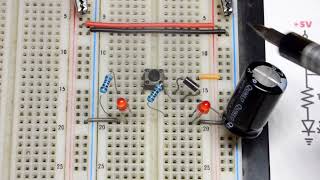 Basic one switch controls two different circuits electronics demo