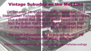 Vintage Suburbia on the Metropolitan Line