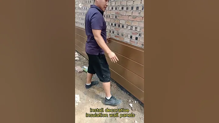 decorative insulation wall panels  #exteriorpanel #16mmmetalsiding #diy #house