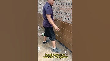 decorative insulation wall panels  #exteriorpanel #16mmmetalsiding #diy #house