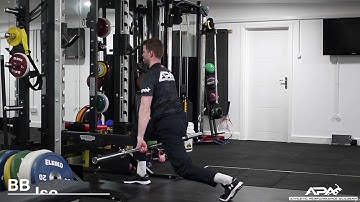 BB Iso Split Squat
