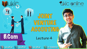 #4 Joint Venture Accounting B.Com/ BBA Lec 4