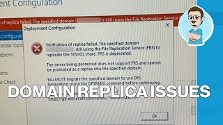 Verification of Replica Failed Domain Still Using FRS! Profile