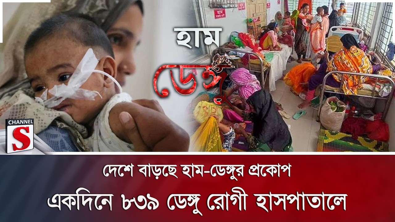 দেশে বাড়ছে হাম-ডেঙ্গুর প্রকোপ; একদিনে ৮৩৯ ডেঙ্গু রোগী হাসপাতালে | Channel S News