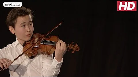 Daniel Lozakovich - Partita for Solo Violin No. 2 - Bach: Verbier Festival 2016