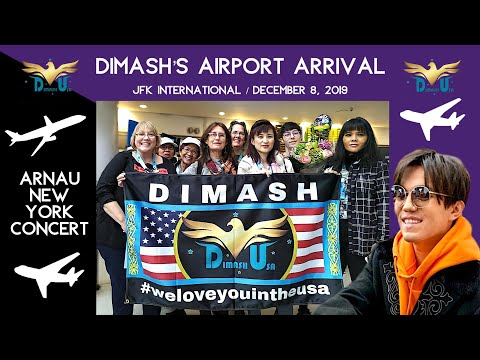 Dimash’s Airport Arrival for Arnau New York Concert!