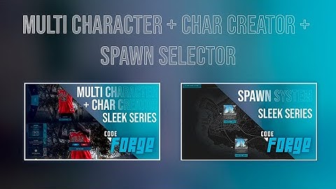 NEW! MultiCharacter + CharCreator + Spawn compatible with Illenium / FiveM Script [ESX/QB/QBOX]