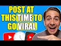 The BEST Time To Post on YouTube To Go VIRAL in 2024 (secrets revealed)
