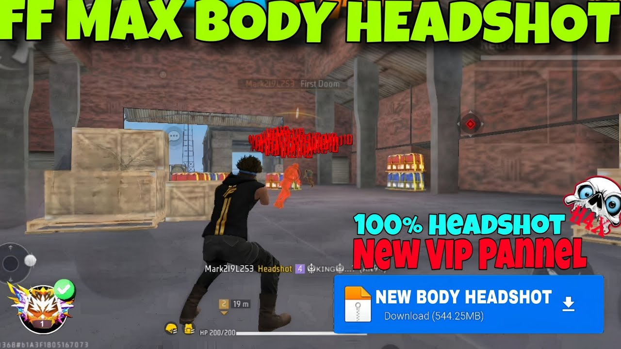 OB52 Body headshot pannel + Hologram hack🎯Ob52 Drage 99% hs ||🔥Metadata npc name + headshot pannel