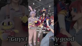 Such professional content creators! Jax: @deanna_cos Ragatha: @littlest.clumsy #tadc #cosplay