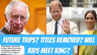 Harry & Meghan: Marriage Motives💍Titles Removed? Kids to Meet King?👑 Tarot Reading