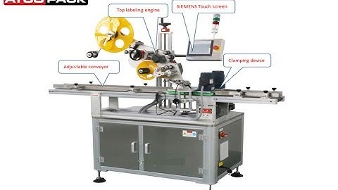 Automatic Cotton Box Top Surface Labeling Machine - ATCOPACK