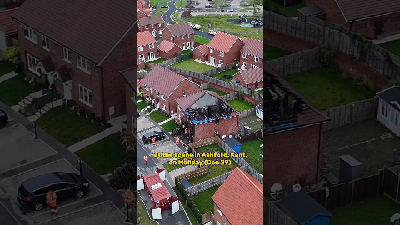 Child dies and second taken to hospital after house fire near Ashford