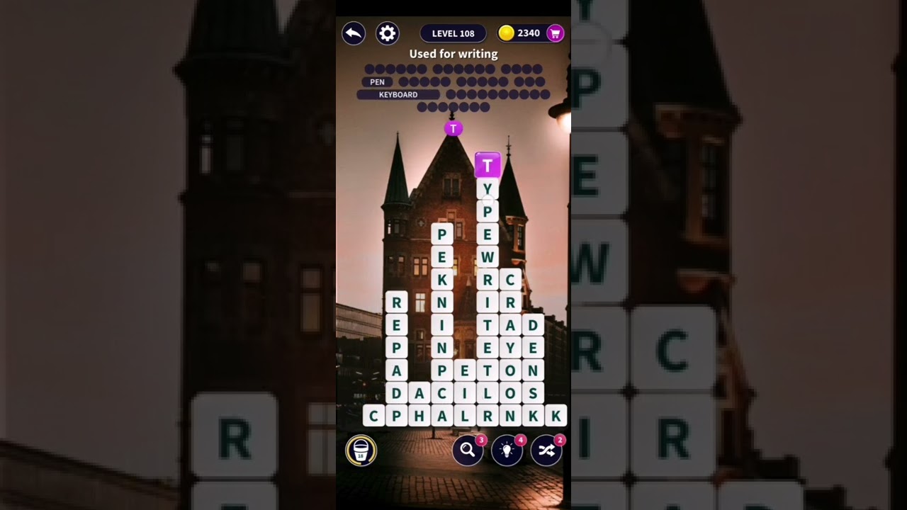 Word Surf levels 106 to 110