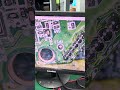 Checking solder bridge with microscope | PCB Assembly Factory in China #factory #manufacturing