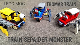 LEGO choochoocharles THOMAS MONSTRER TRAIN | asssemble train sepaider lego moc(TUTORIAL)