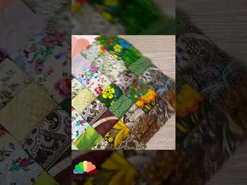 Любимый способ шить из лоскутков - «акварель» DIY мастер класс