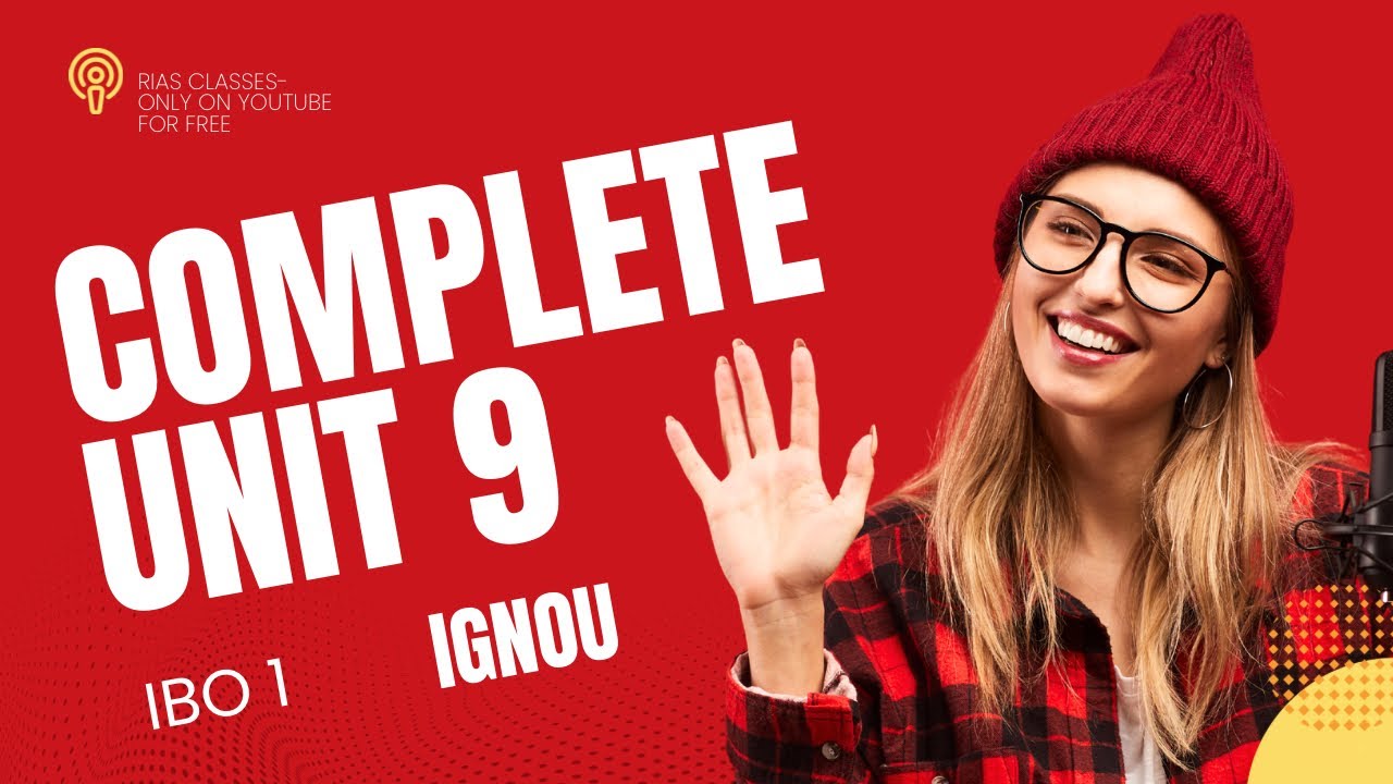 COMPLETE UNIT 9 - WORLD TRADE | IBO 1 International Business Environment IGNOU