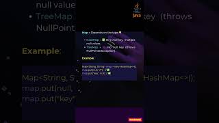 37.If you add a null element to a List, Set, and Map – what will happen? #coding #javaee  #java