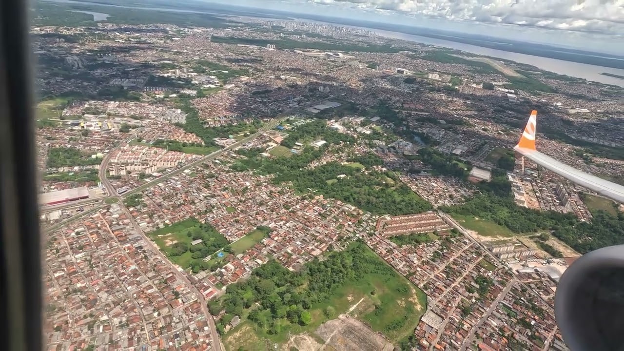 (4K) DECOLAGEM EM BELÉM DO PARÁ - VOO G3 1117 - BEL - GRU