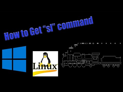 How to get sl command on windows/linux