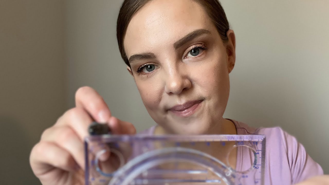 ASMR Measuring Your Face Symmetry | Personal Attention Roleplay | Whispered